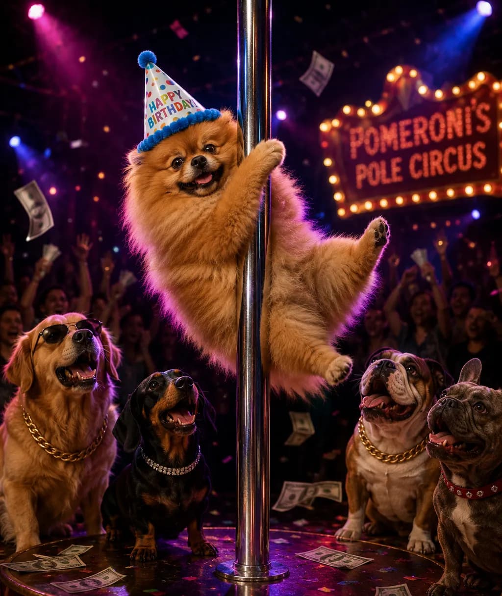 Birthday Pole Circus