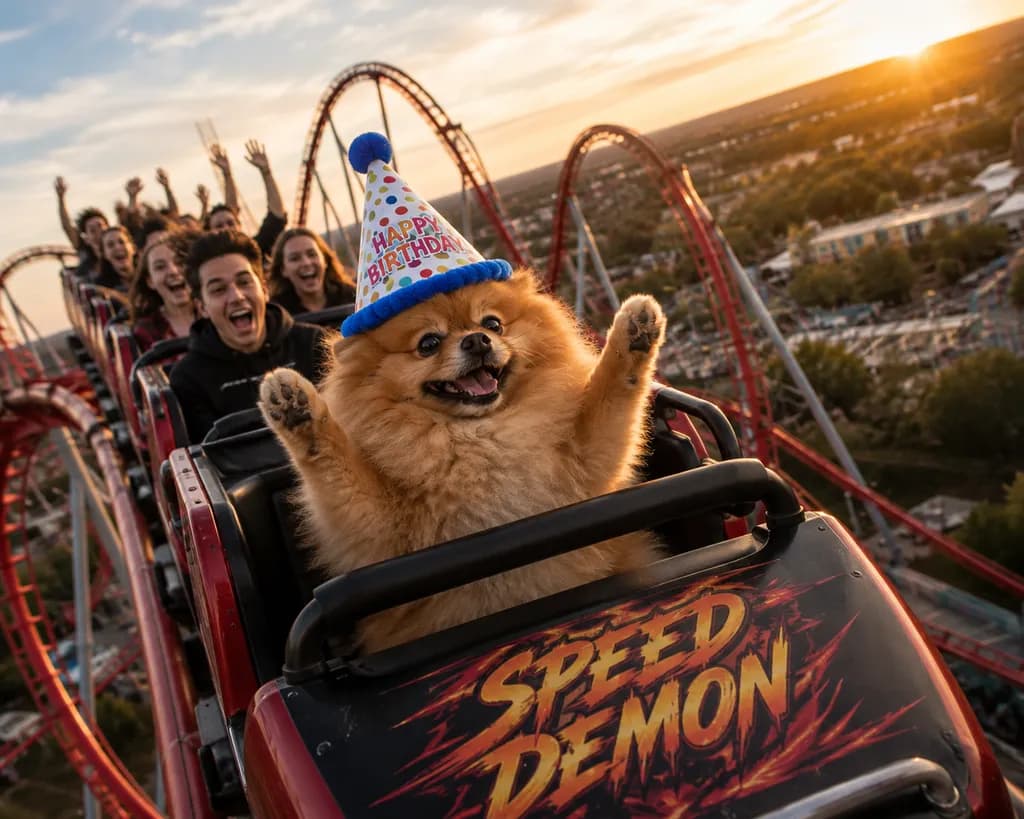 Rollercoaster Celebration