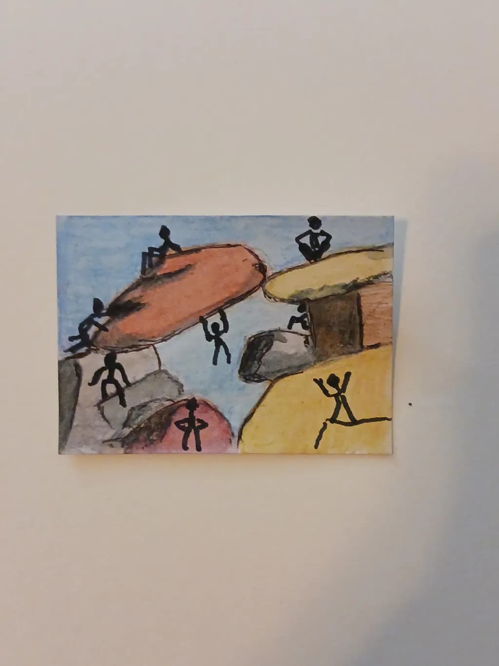 Abstract Figures on Rocks