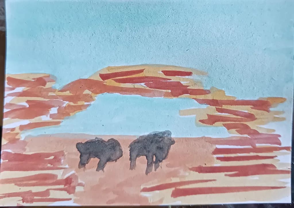Buffalo Sunset Plains