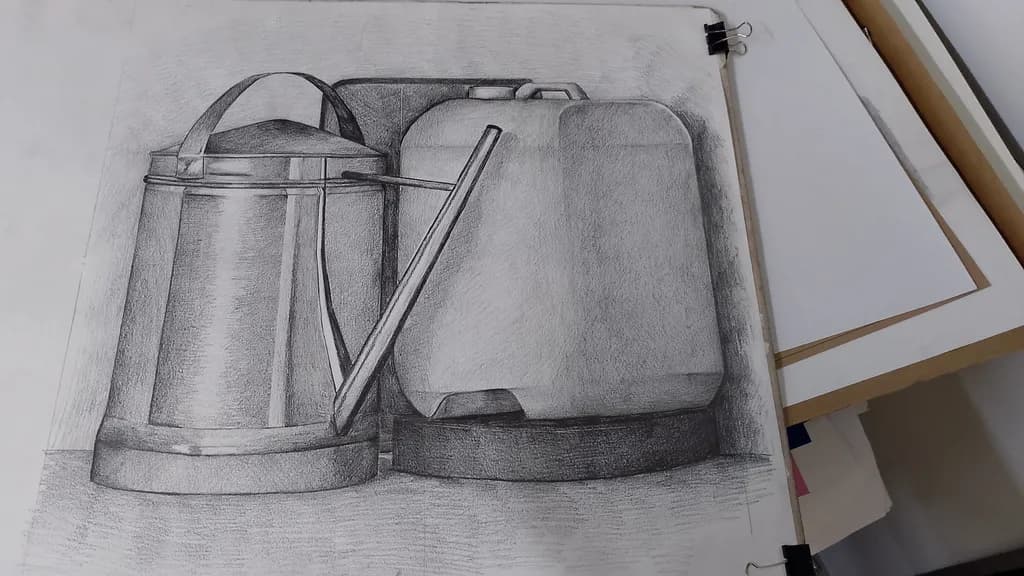 Metal Canisters Still Life