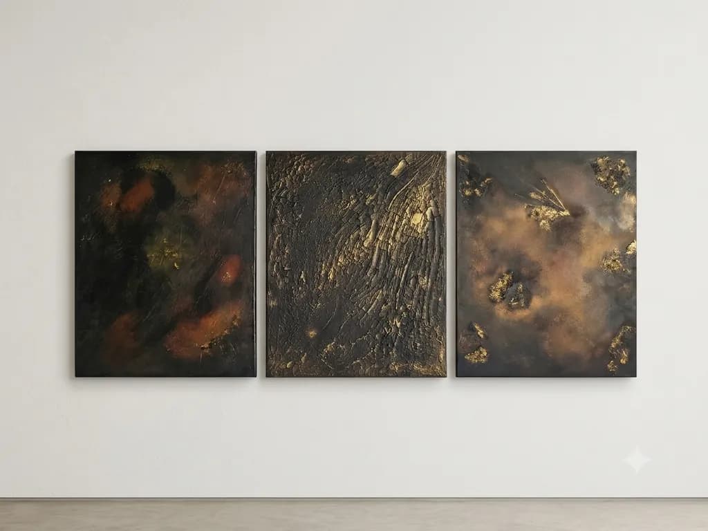 Elemental Passage Triptych