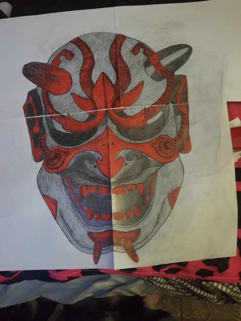 Mask with Horns and Teeth