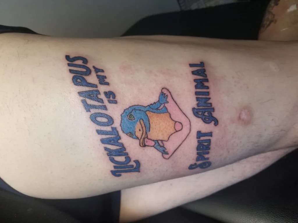 Ickalotapus Spirit Animal Tattoo