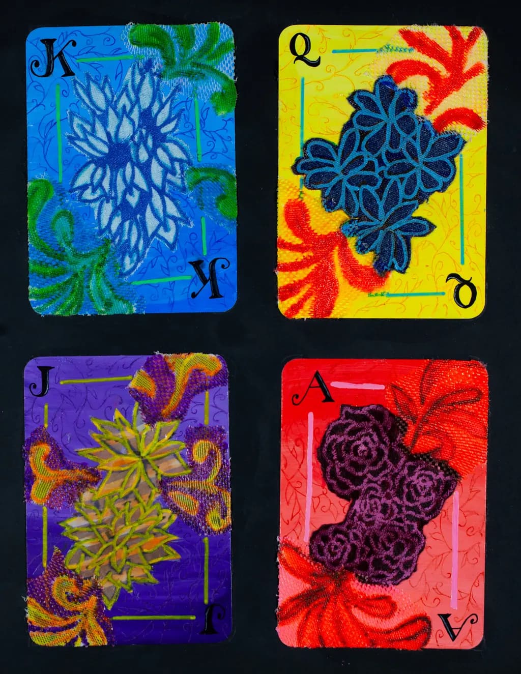 Playing Cards Collage