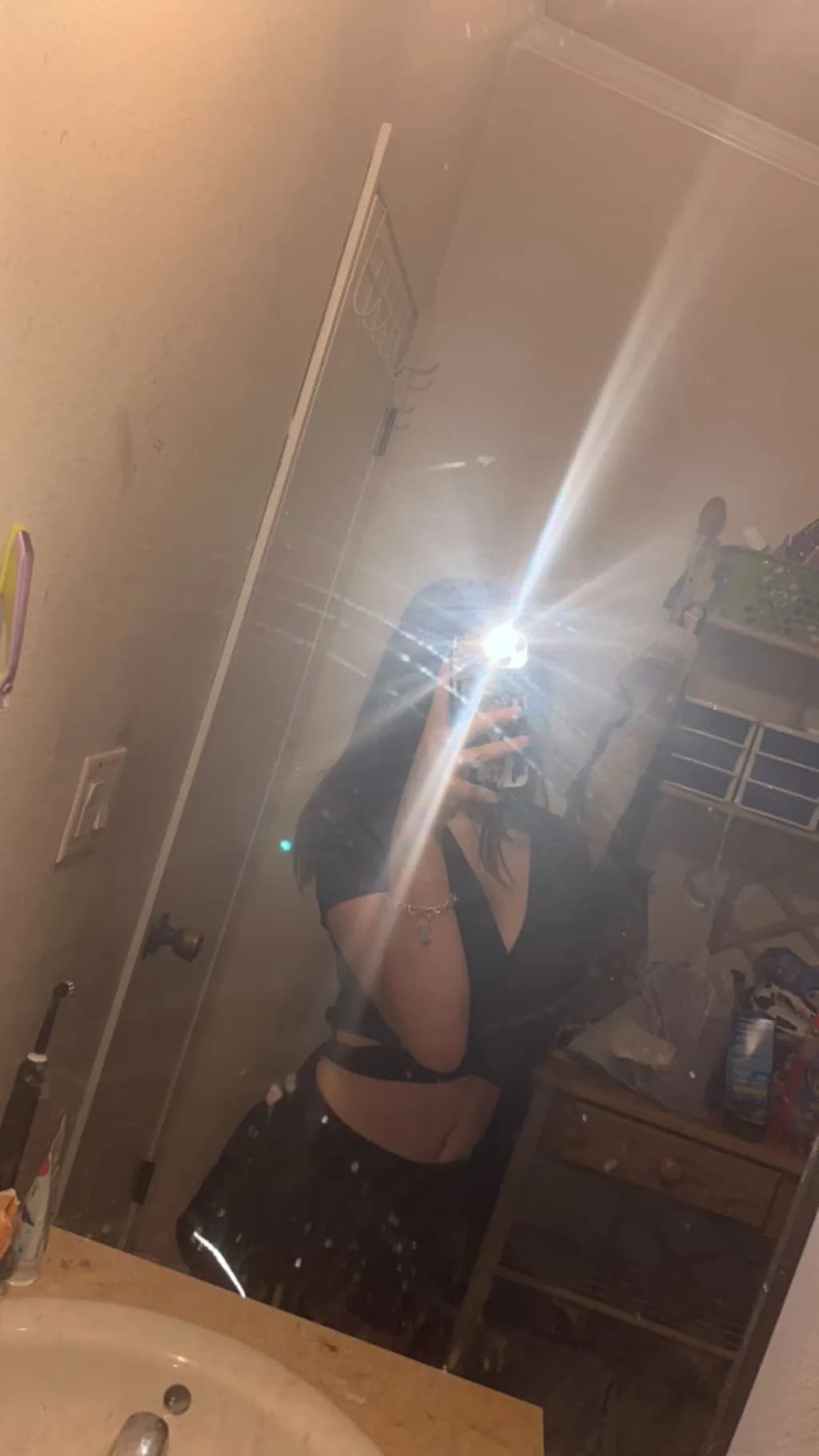 Bathroom Mirror Reflection