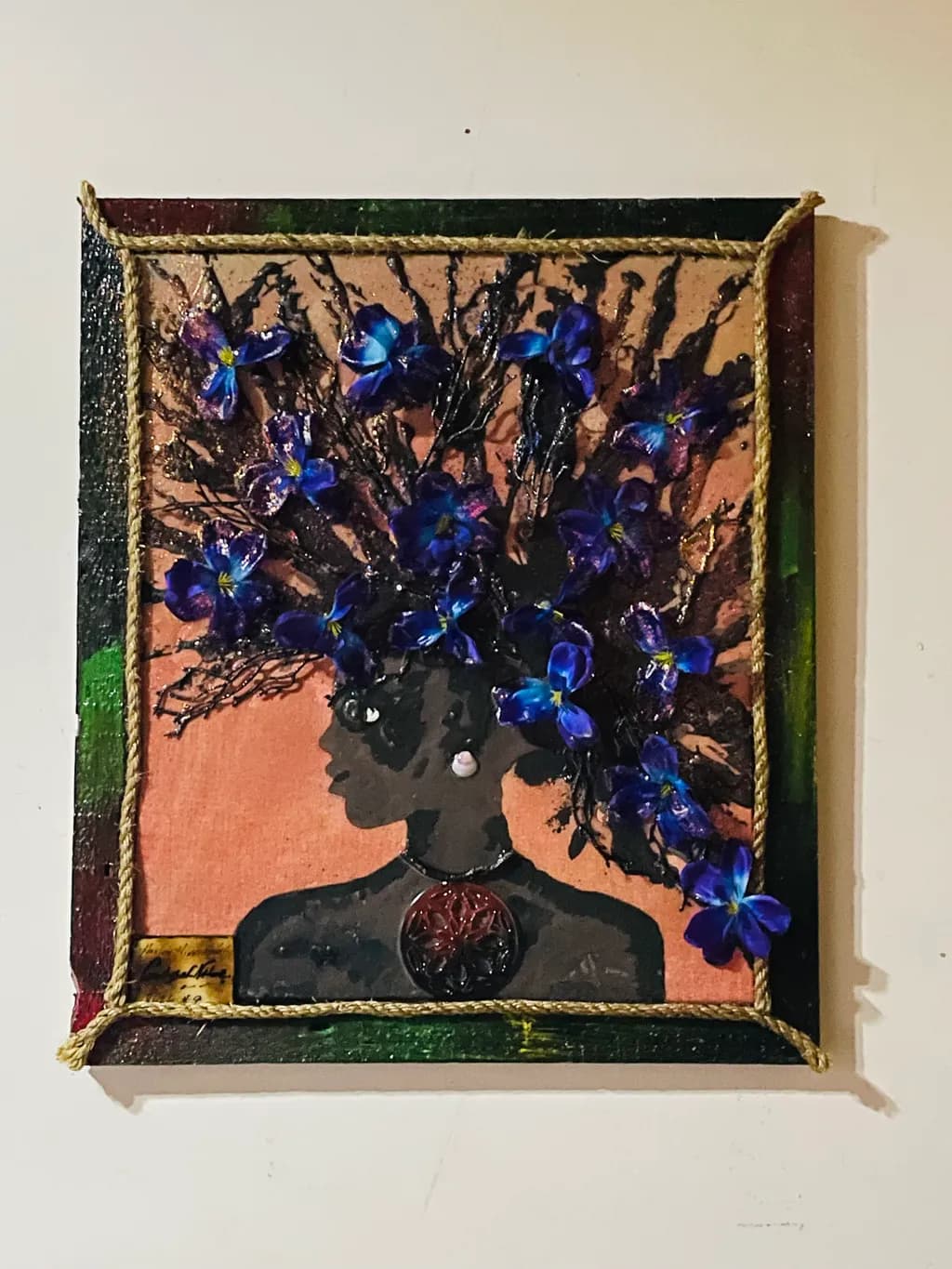 Floral Crown Silhouette