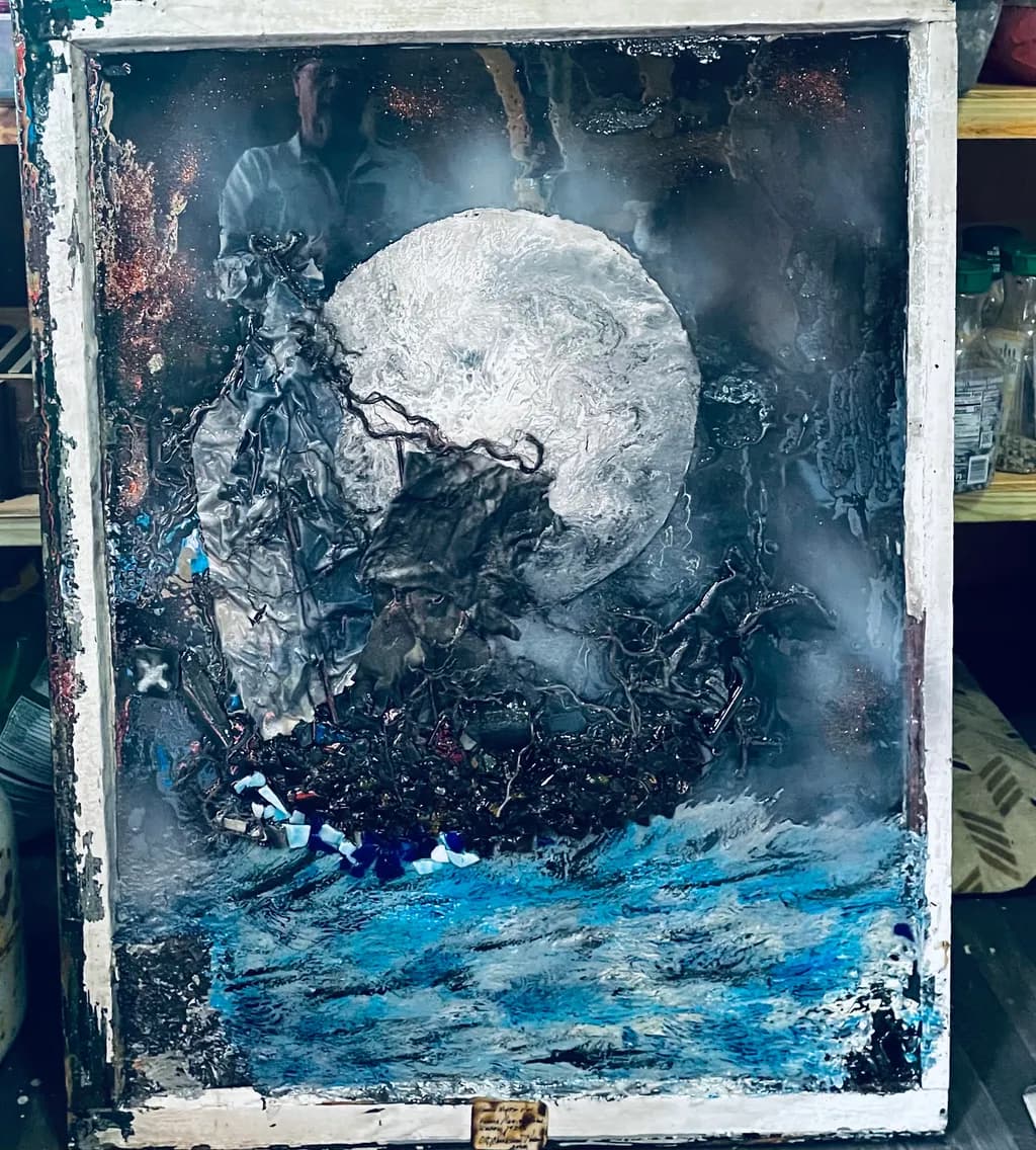 Moonlit Ocean Depths