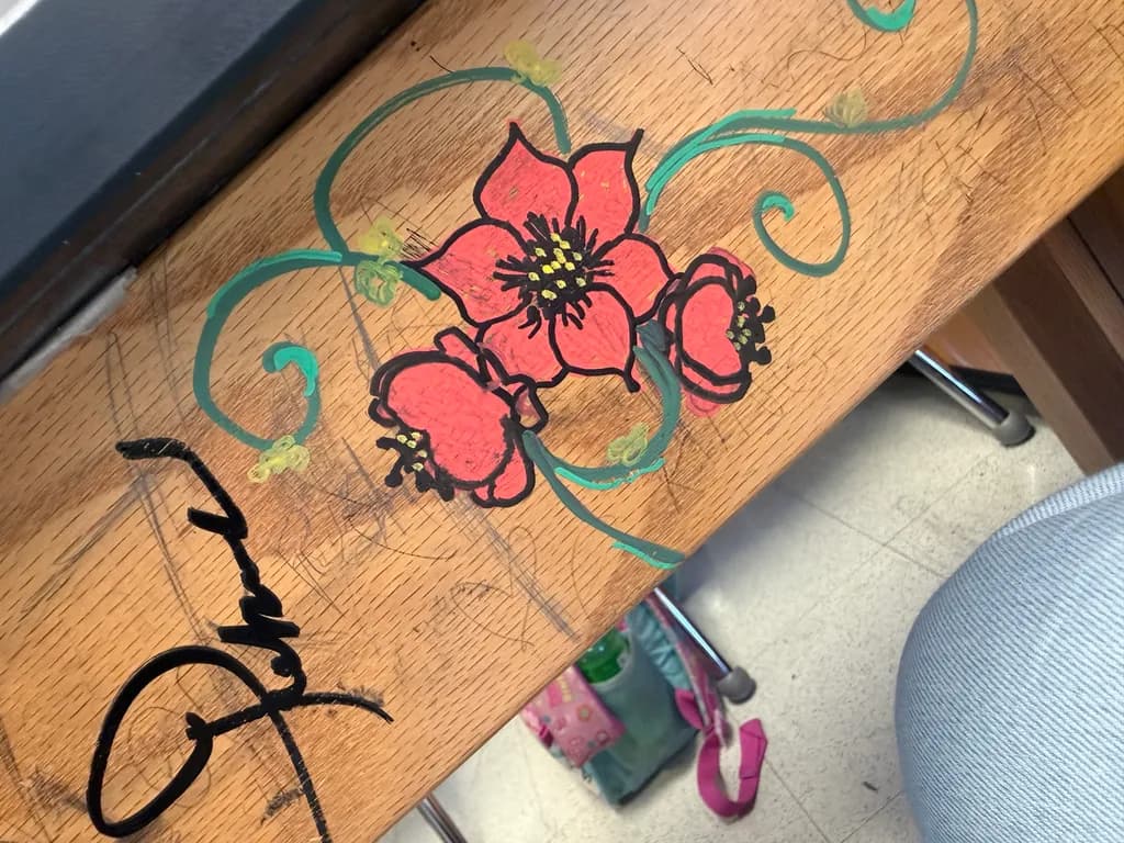 Desk Flower Bloom
