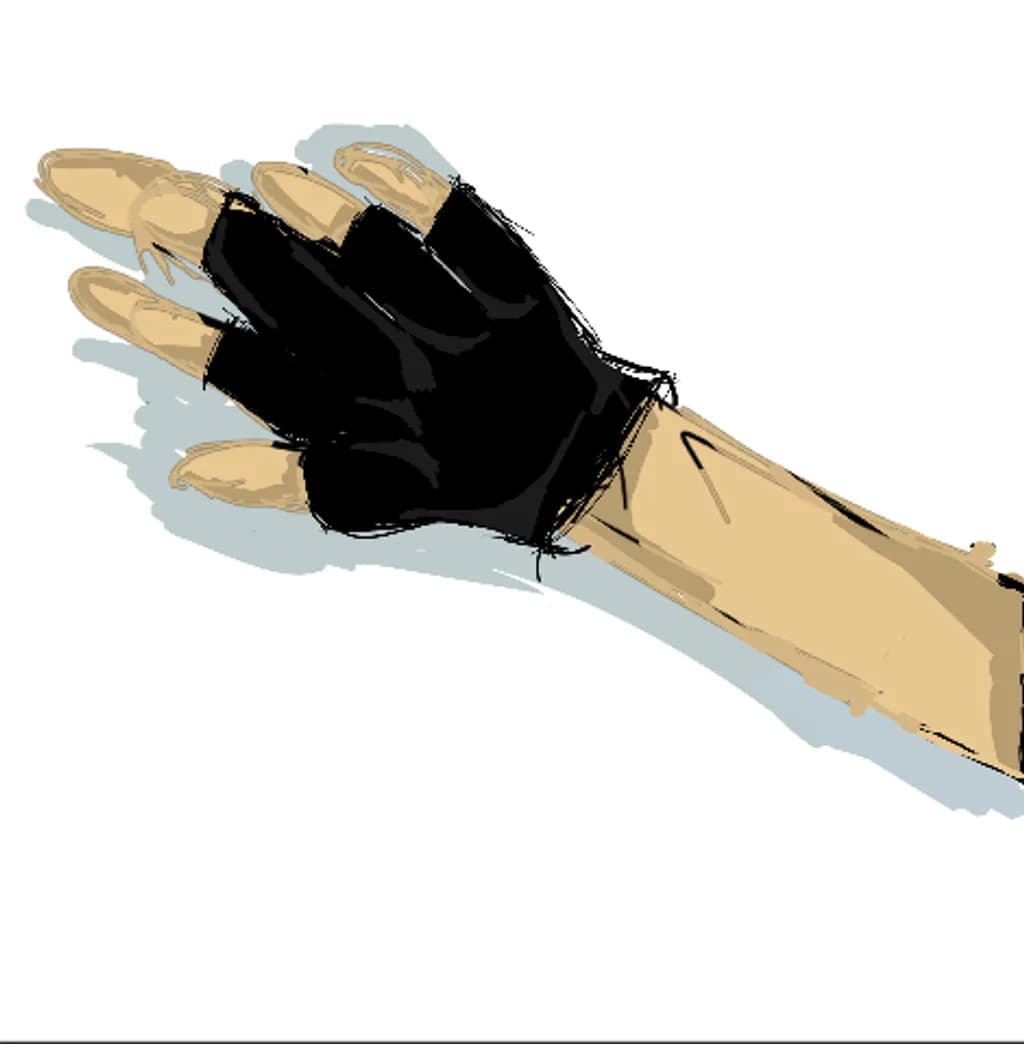 Fingerless Glove Hand
