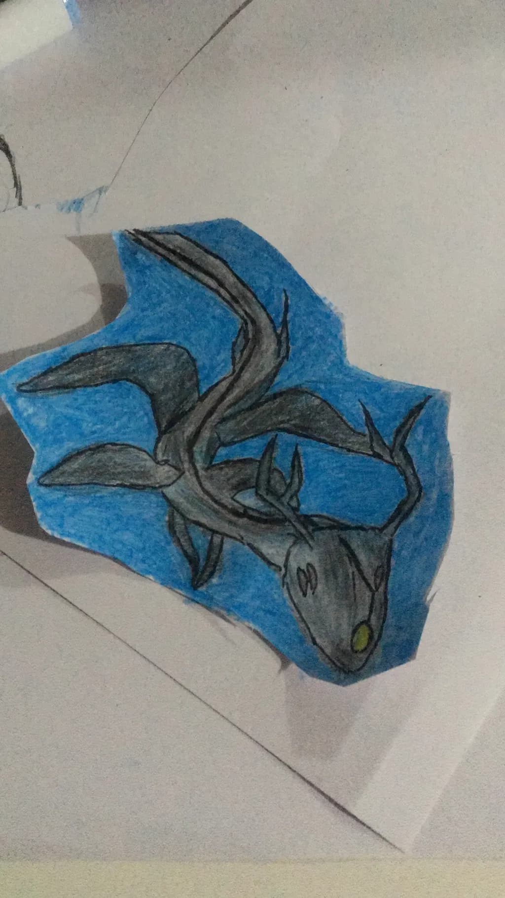 Abstract Creature Blue