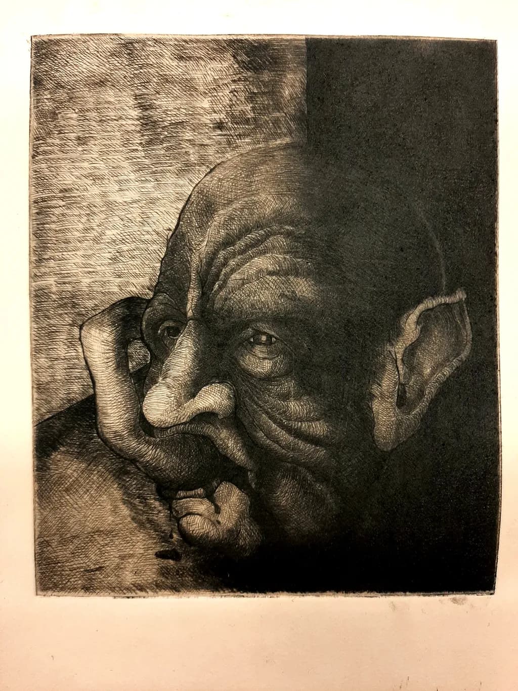 Elderly Man Profile