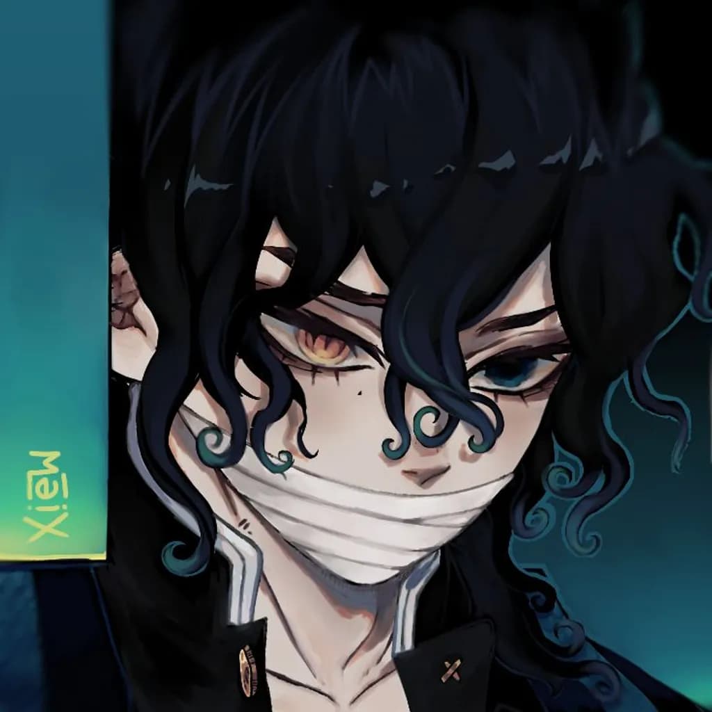Heterochrome Masked Gaze