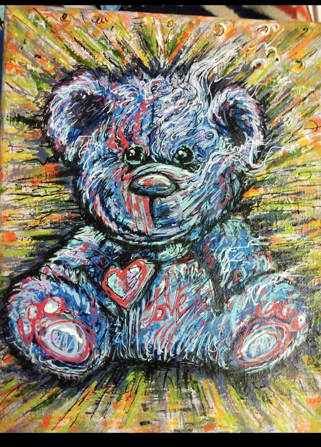 Color Burst Teddy