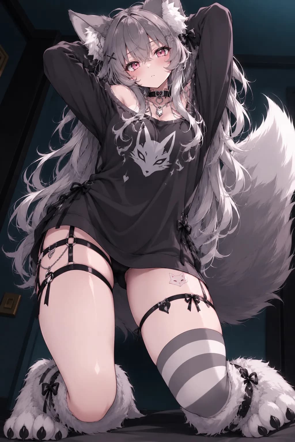 Wolf Girl Pose