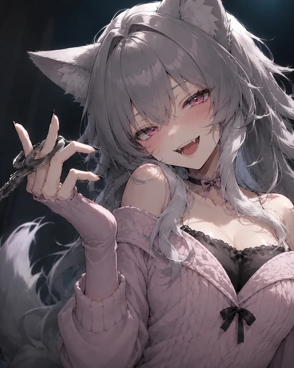 Wolf Girl Charm