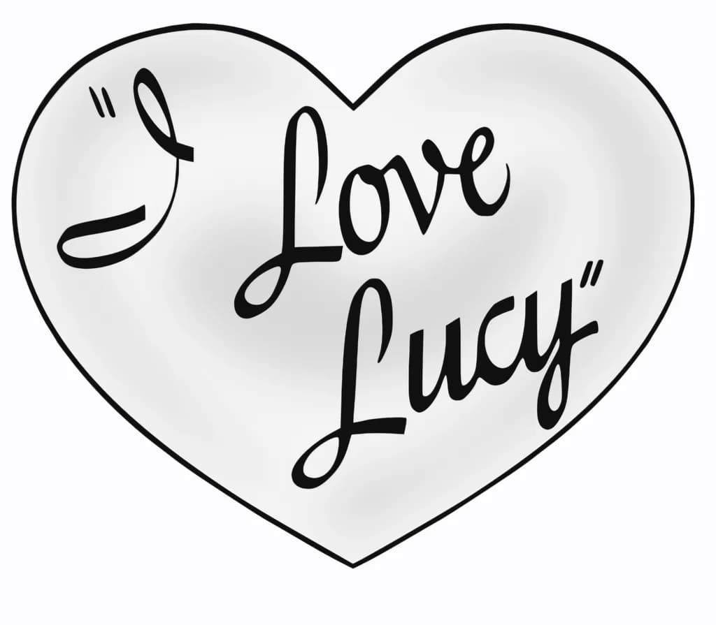 I Love Lucy Heart
