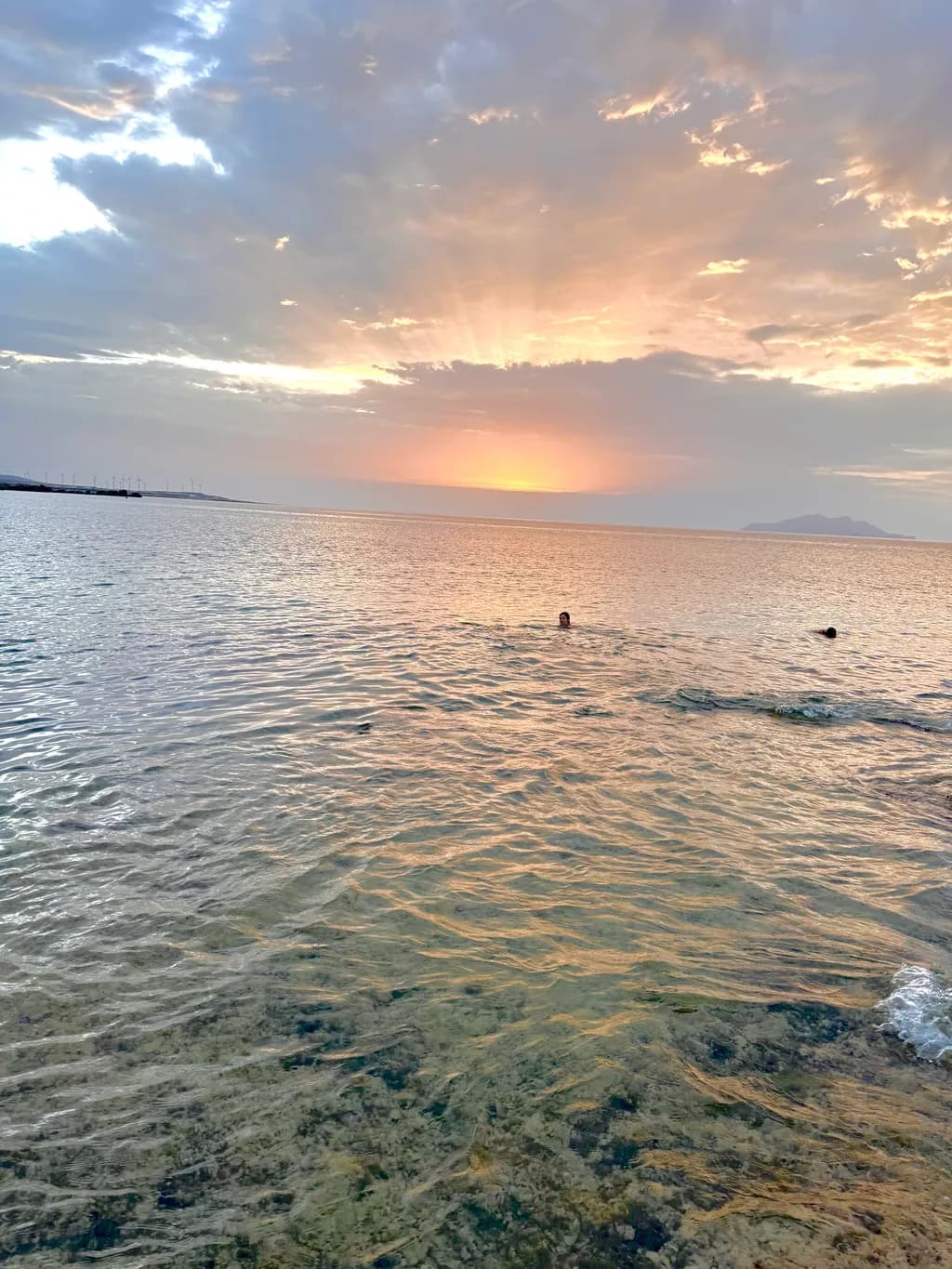 Sunset Over Ocean