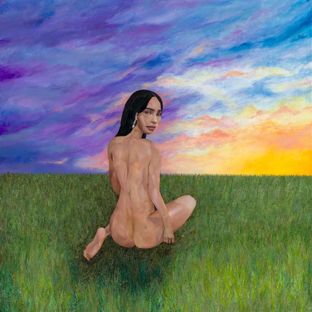 Nude in Green Field