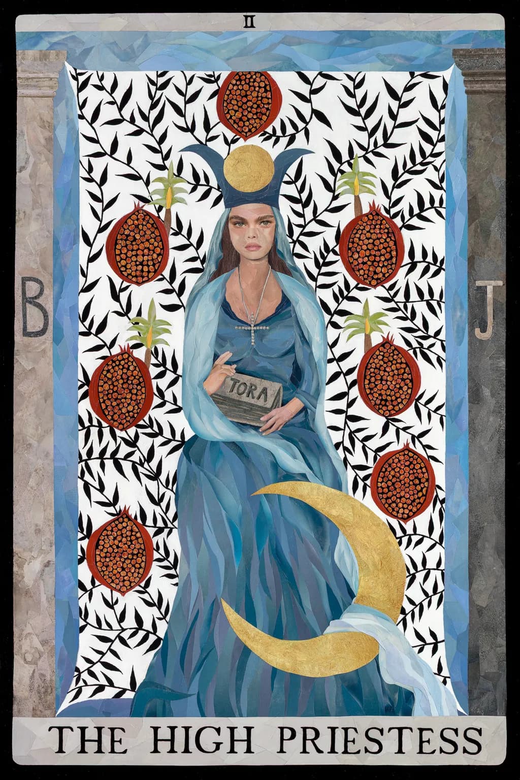 High Priestess with Pomegranates