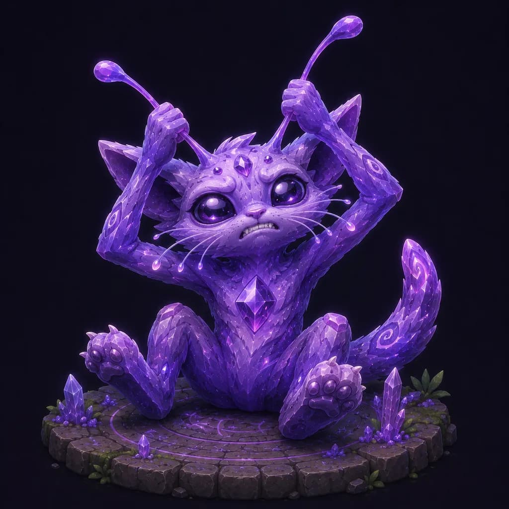 Crystal Cat Creature