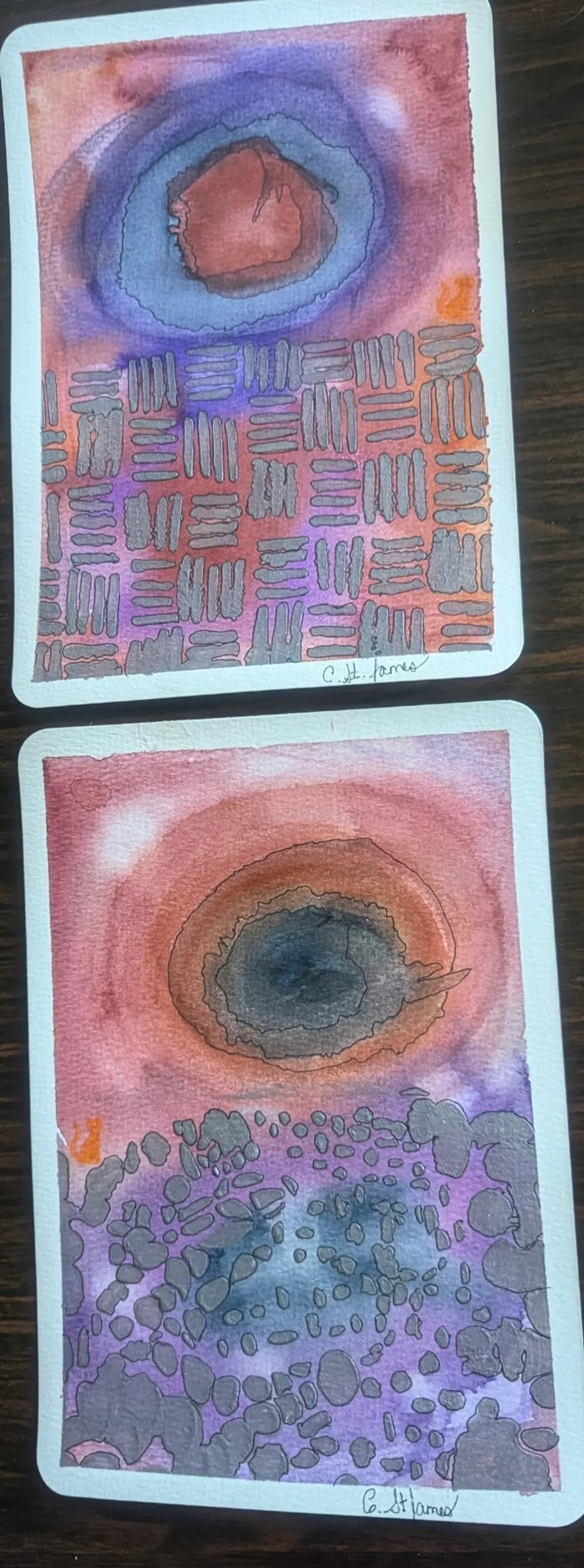 Abstract Circles Pattern