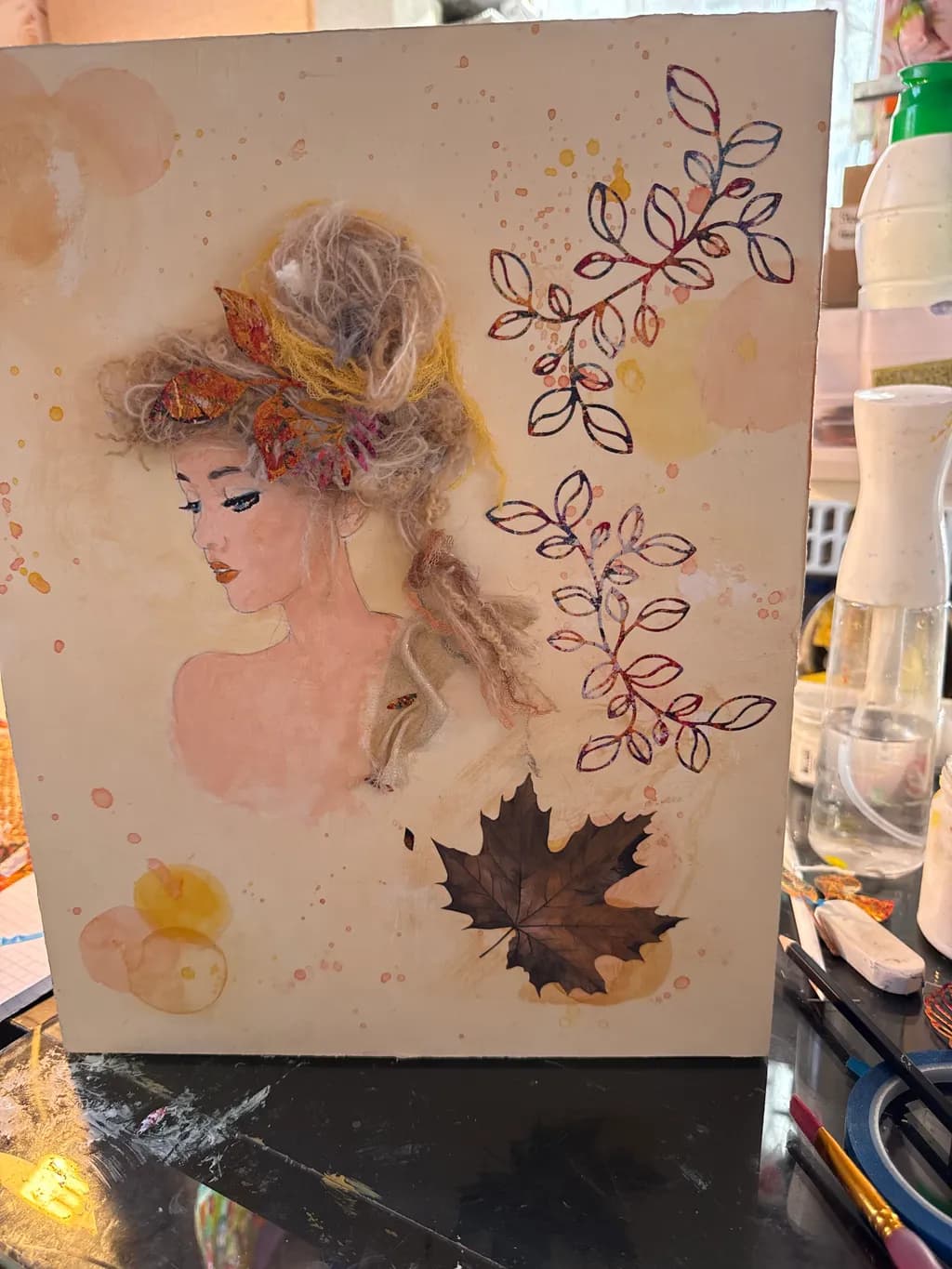 Autumn Leaves Portrait