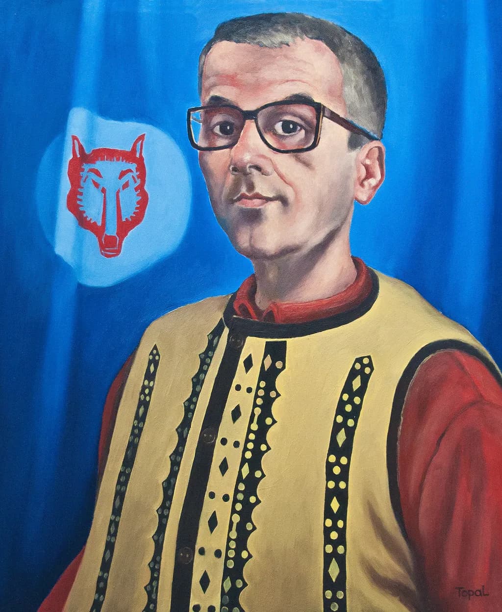 Wolf Emblem Portrait