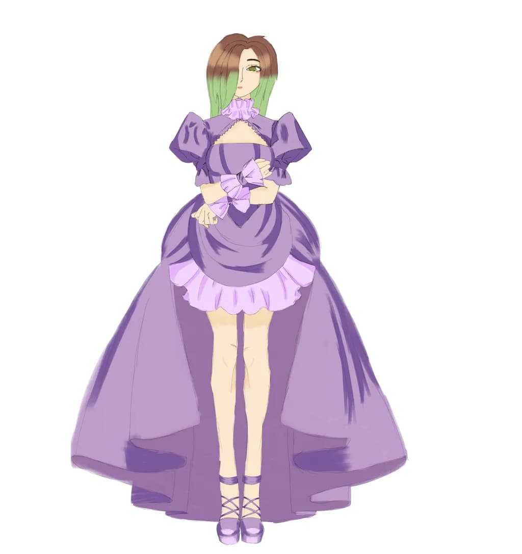 Lavender Gown