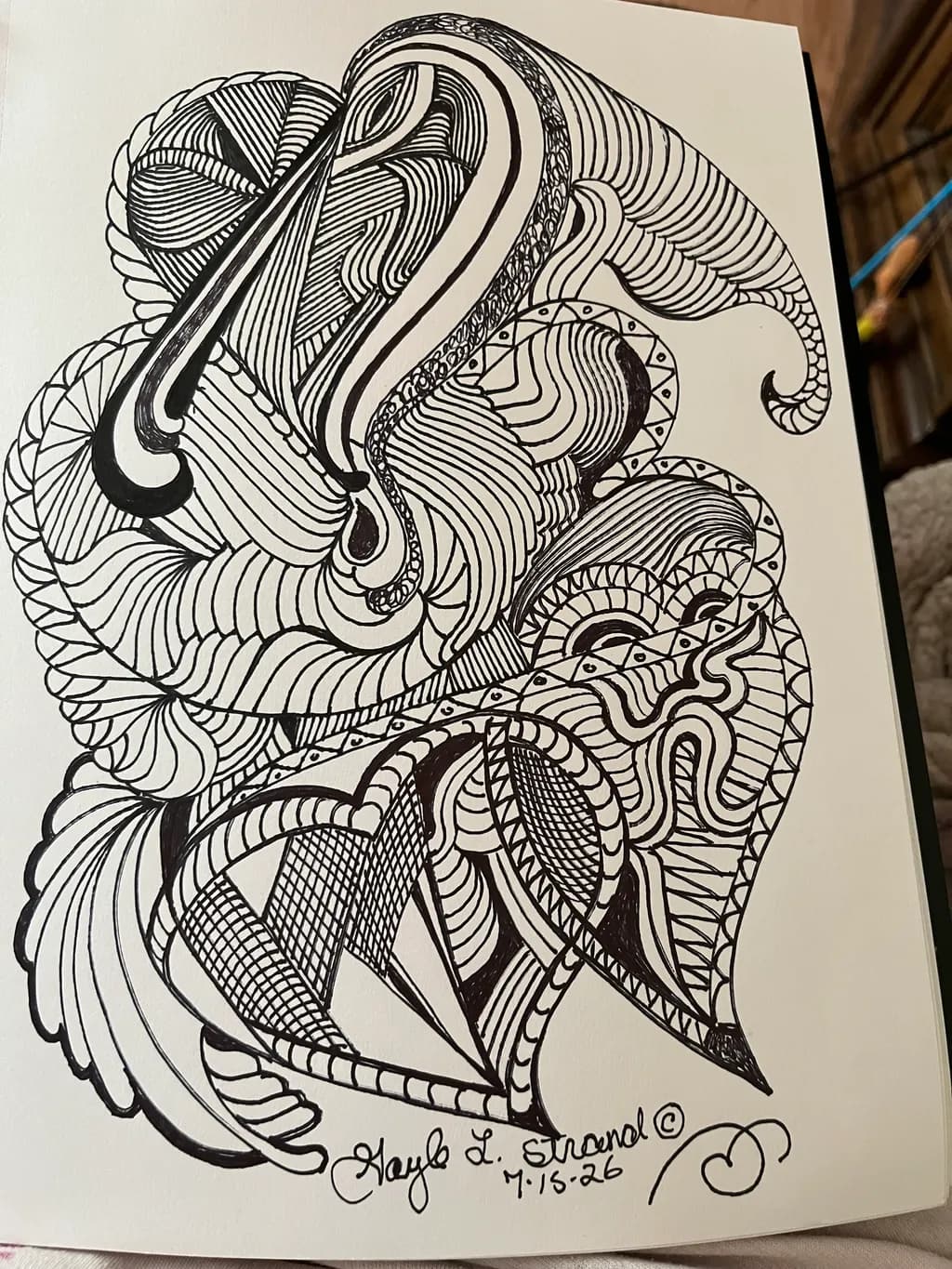 Abstract Ink Pattern