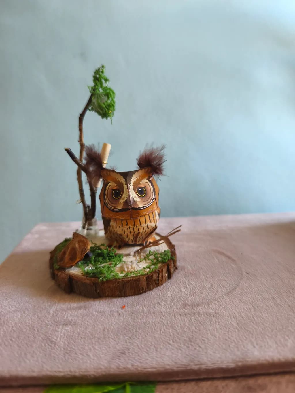 Owl on Forest Base