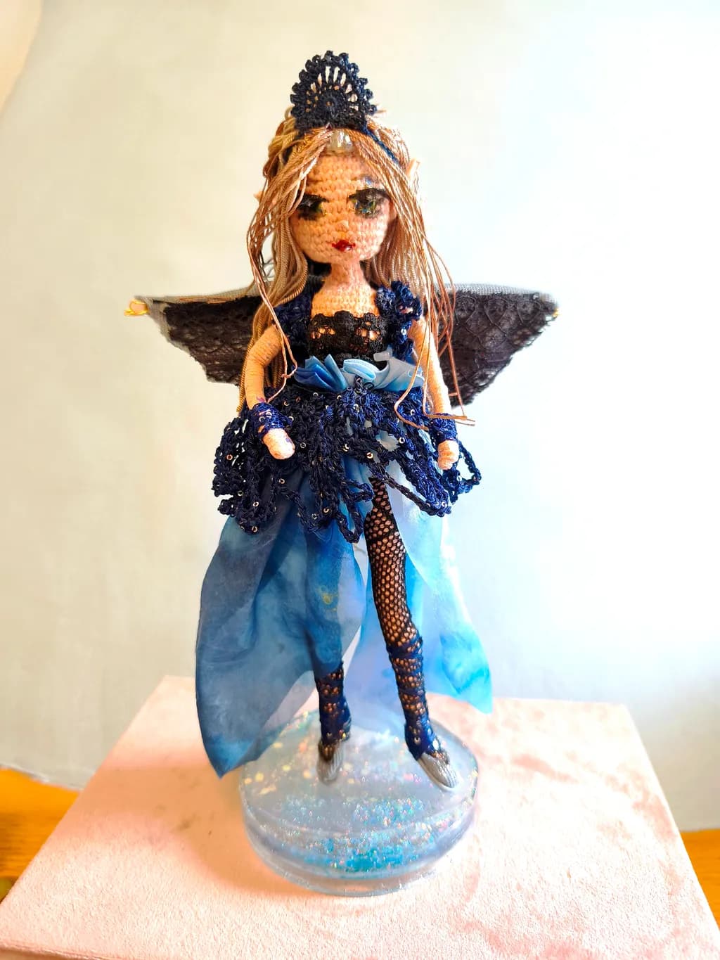 inbound Figure in Blue Dress
