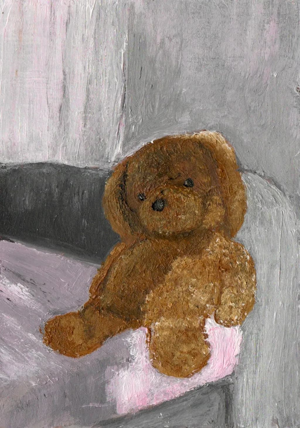 Teddy on Bed