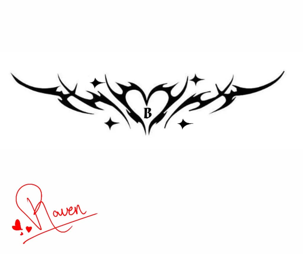 Heart Tribal Design