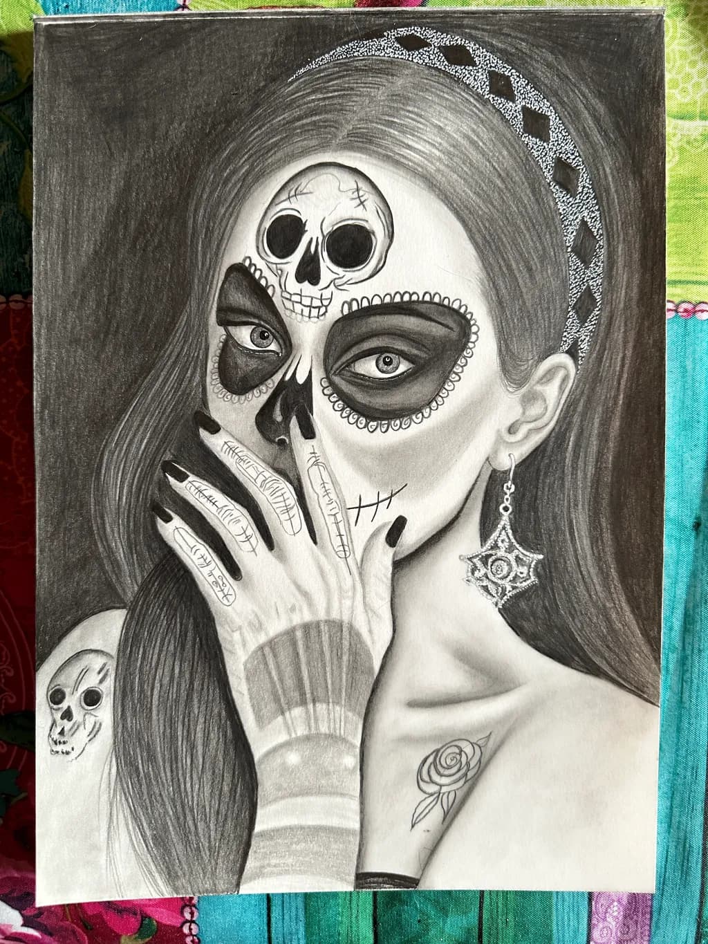 Skull Face Portrait