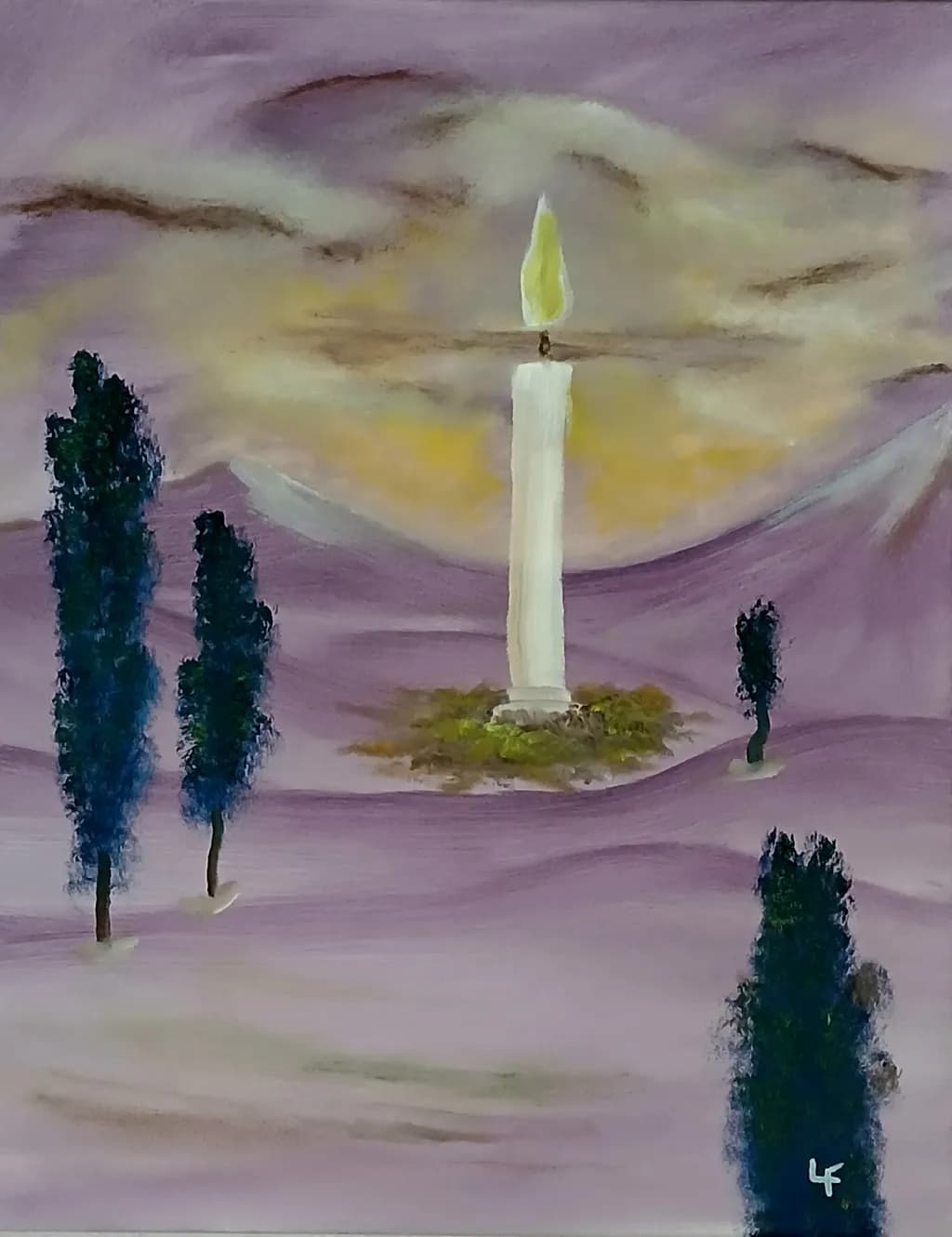 Candle Landscape