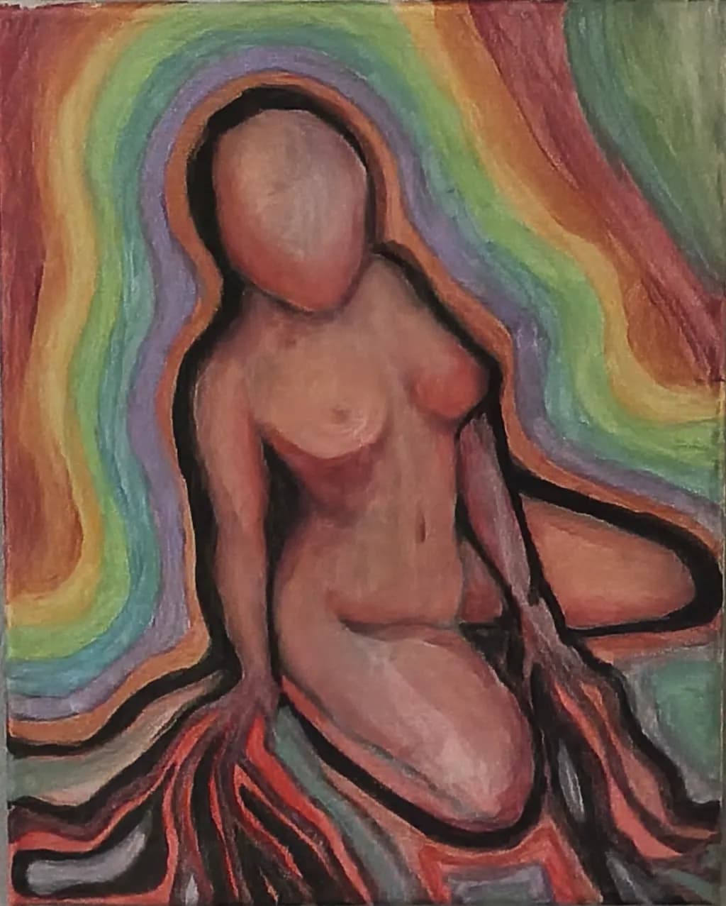 Faceless Nude Figure