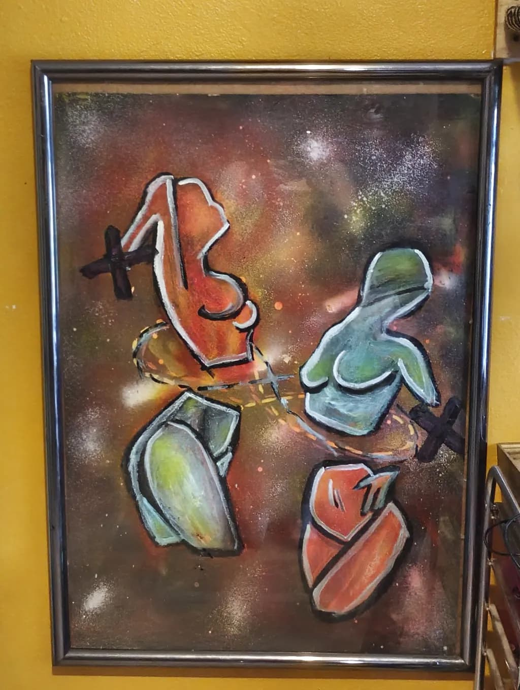 Abstract Figures Composition