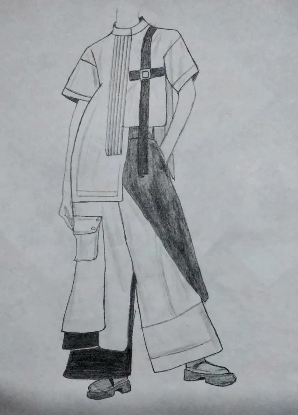 Abstract Fashion Sketch
