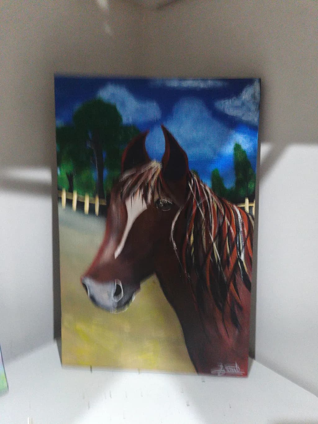 Chestnut Horse Portrait