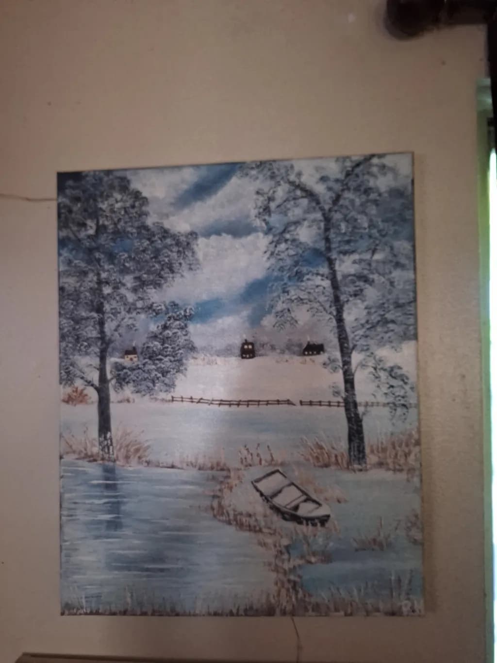 Winter River Landscape