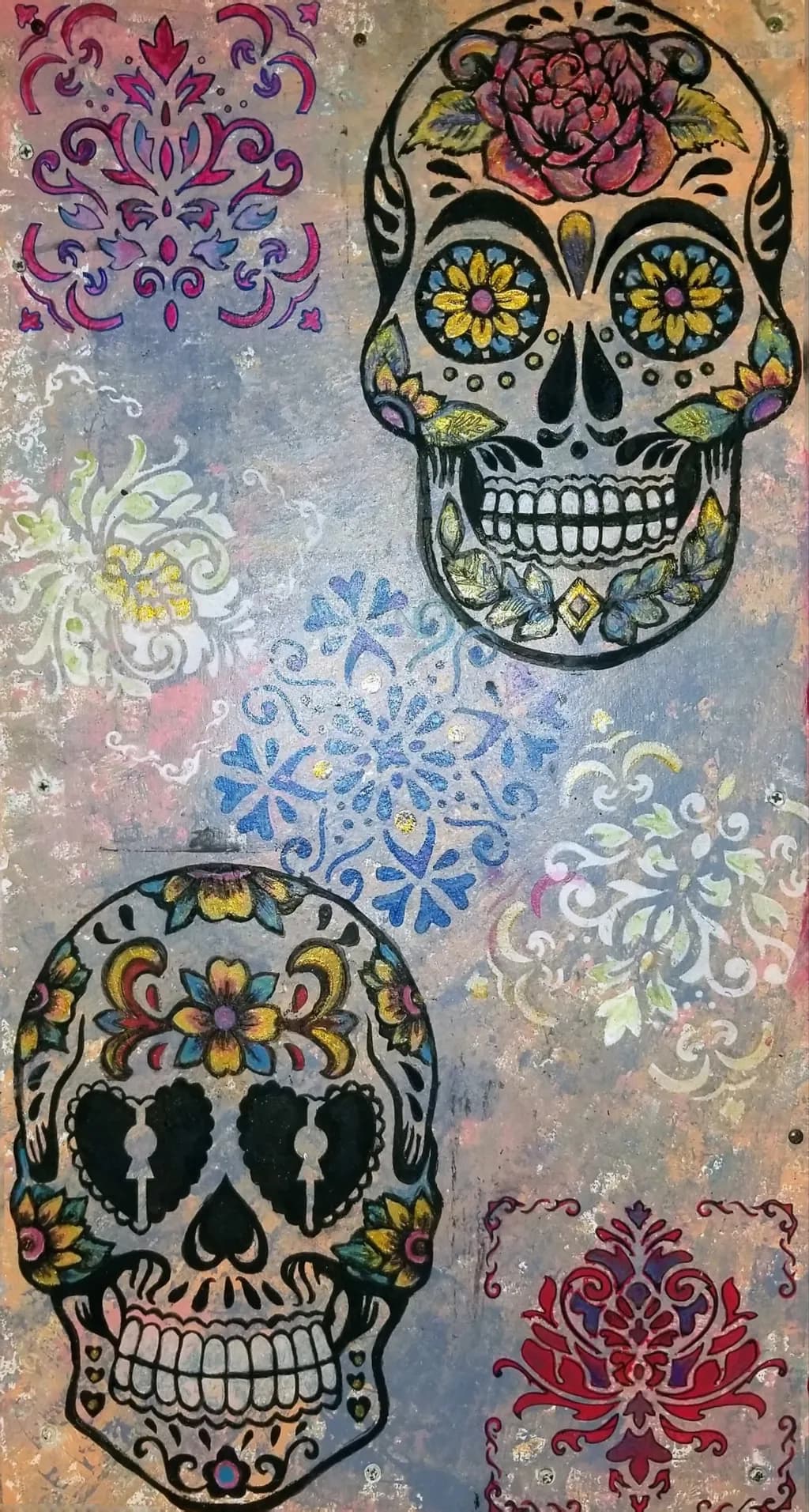 Decorated Skulls Pattern