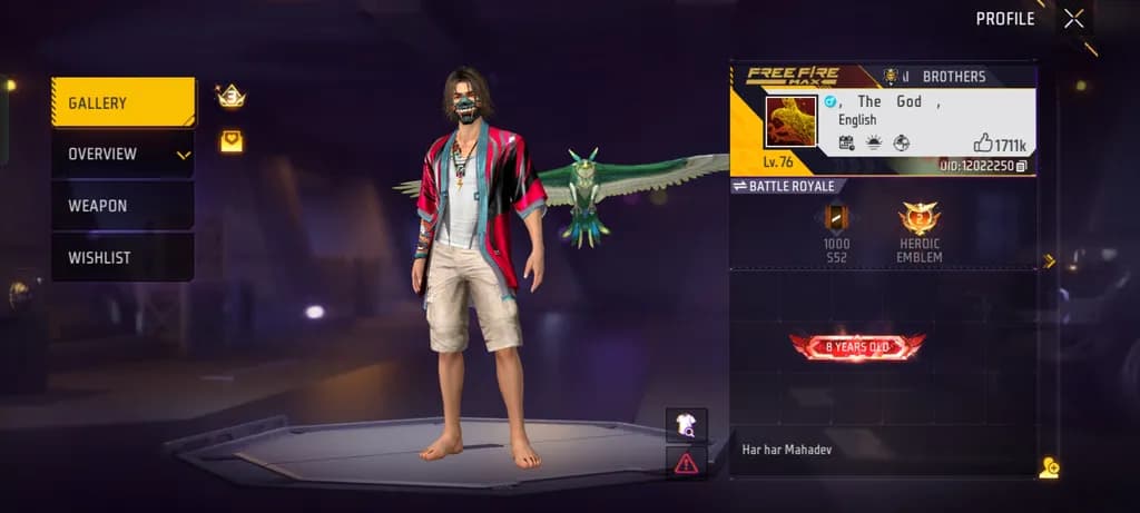 Free Fire Warrior