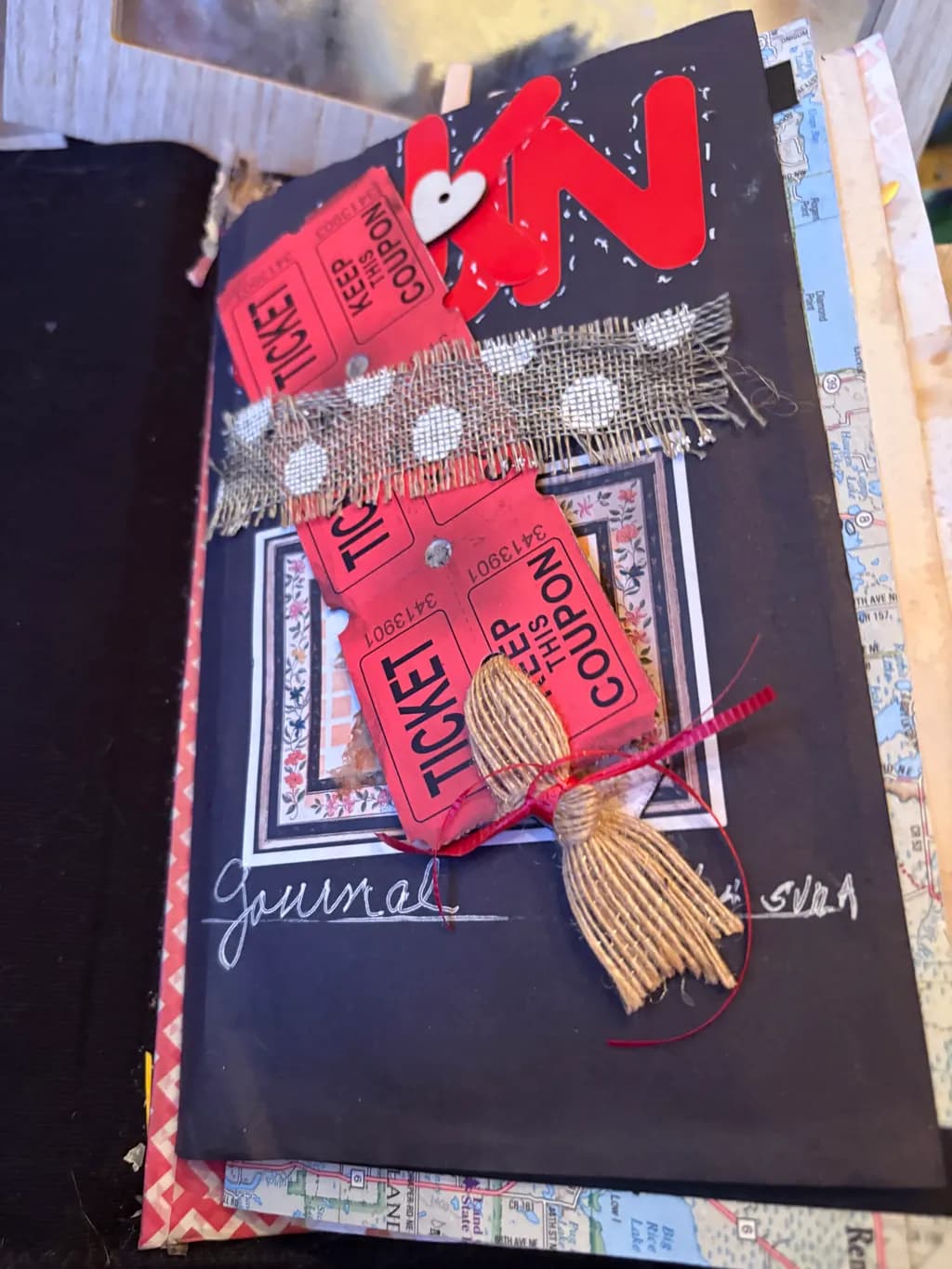 Ticket Journal Collage