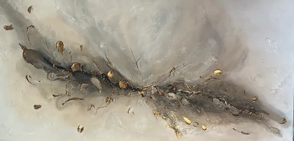 Abstract Gold Veins