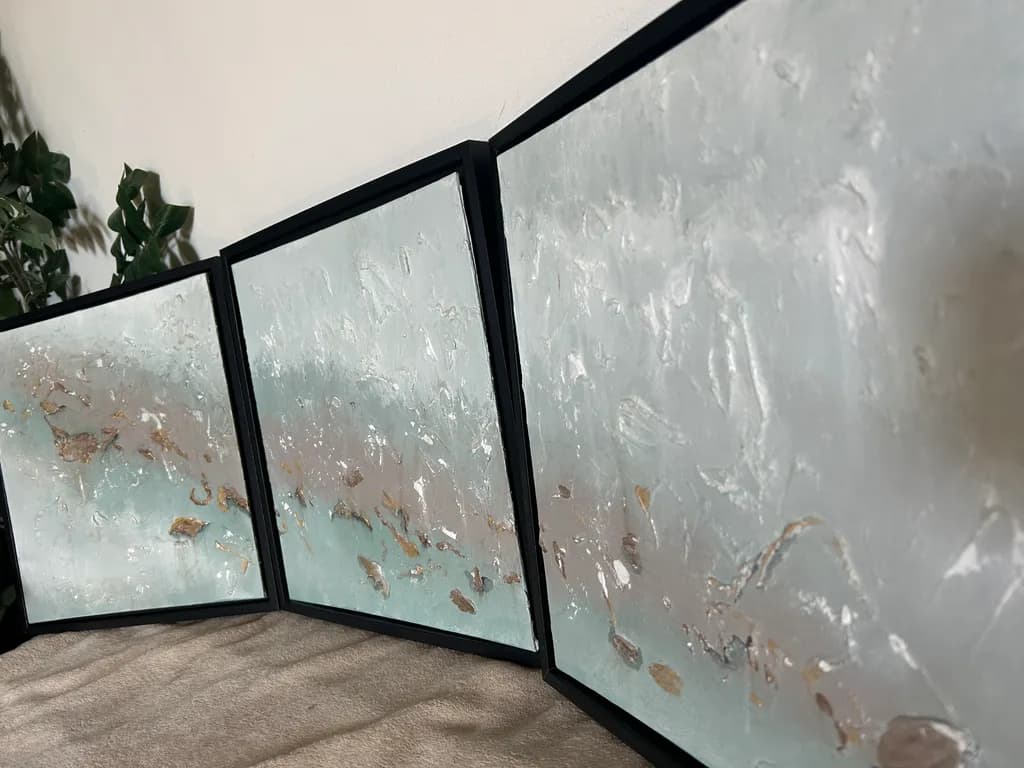 Abstract Metallic Waves