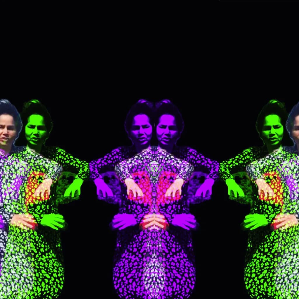 Neon Mirror Portraits