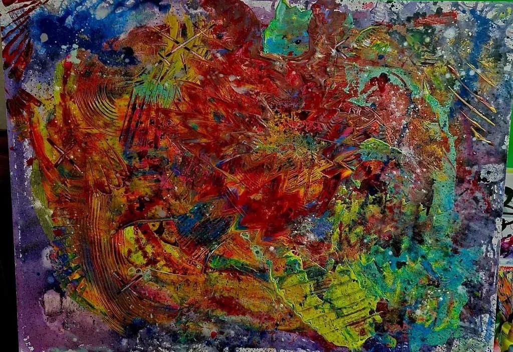 Color Burst Canvas