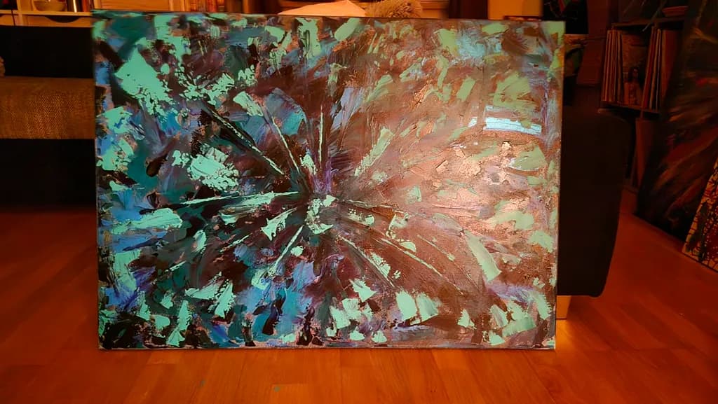 Turquoise Burst Dance