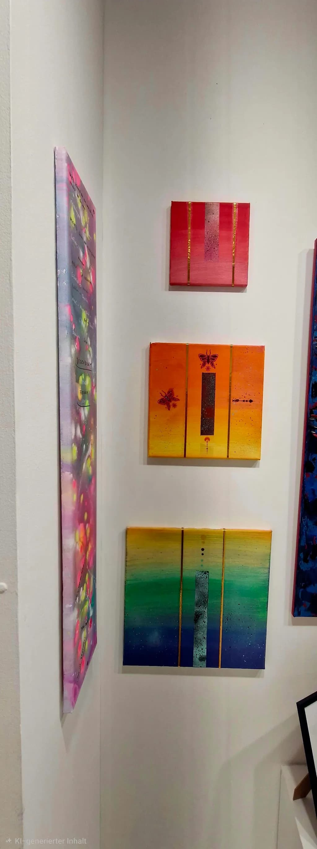 Vertical Color Triptych
